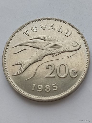 Тувалу 20 центов 1985