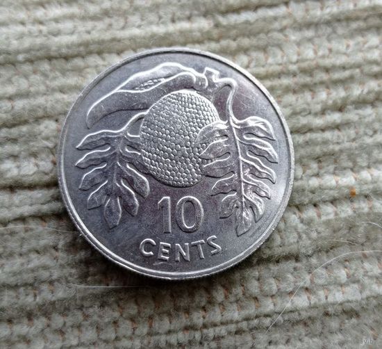 Werty71 Кирибати 10 центов 1979 Плод хлебного дерева