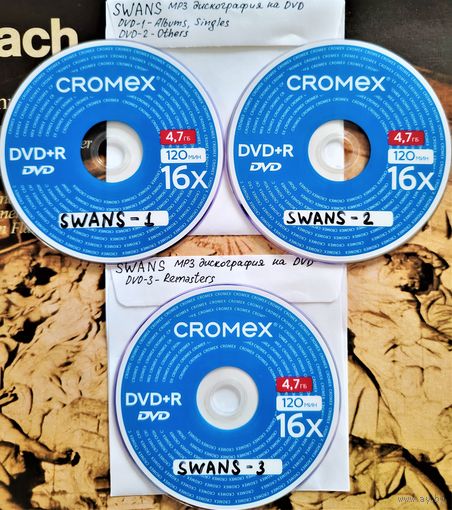DVD MP3 дискография SWANS (Post-Rock, Noise Rock, Experimental Rock, Post-Punk, Alternative Rock, Noise Rock, Industrial Rock) - 3 DVD