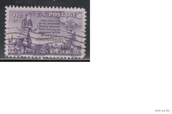США-1952, (Мих.634), гаш. , Почтальон (одиночка)