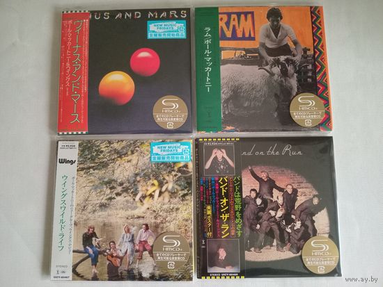 (4cd mini - LP)   Wings / Paul McCartney  -  (shm - cd) (made in Japan)