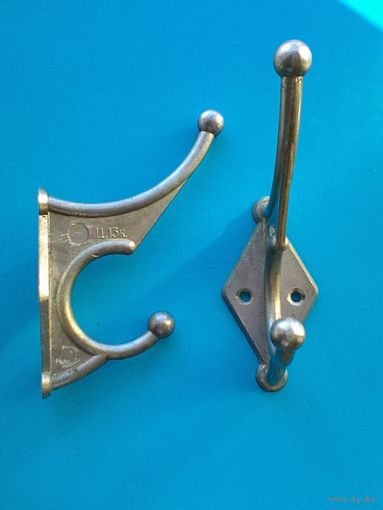 Крючок/Вешалка Двойной - Металл.