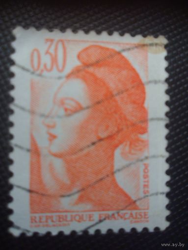 Франция. Стандарт. 1982г. гашеная