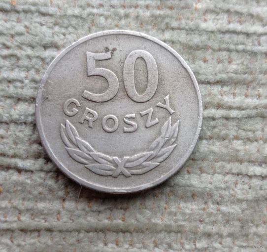 Werty71 Польша 50 грошей 1949 Никель