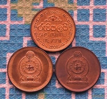 Шри-Ланка 1 рупия, UNC. Новогодняя ликвидация!