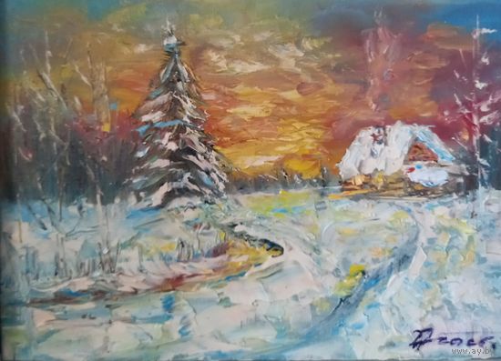 Картины с зимней тематикой