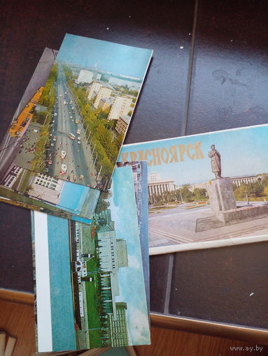 Набор открыток "Красноярск" 1983. 12 шт.