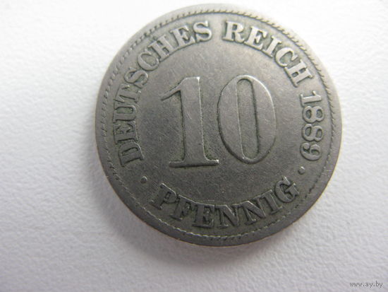 10 пфеннигов 1889 А
