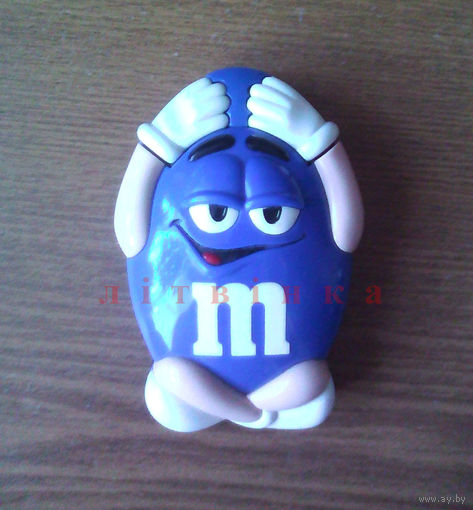 V Компьютерная мышка PS/2 Фигурка M&M's Синий (эмэндэмс, Эм-н-Эмс) - Retro M&M's PC MOUSE PS/2 (BLUE) Model No: MM28499. Z (возможен обмен)
