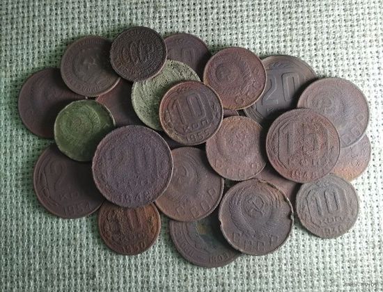 Сборный лот до реформы . 24 штуки .