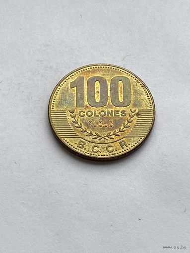100 колонов 2017 г., Коста-Рика