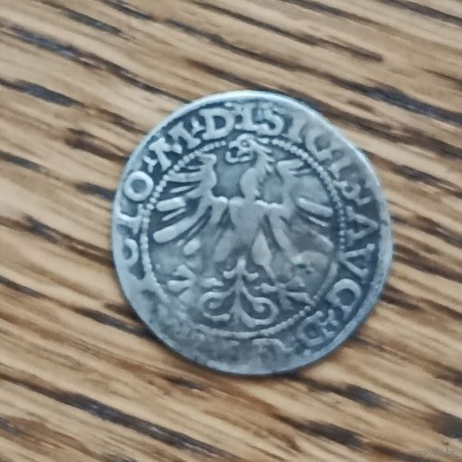 Полугрош. 1/2 гроша(1565г.) Сигизмунд||.Вильно.