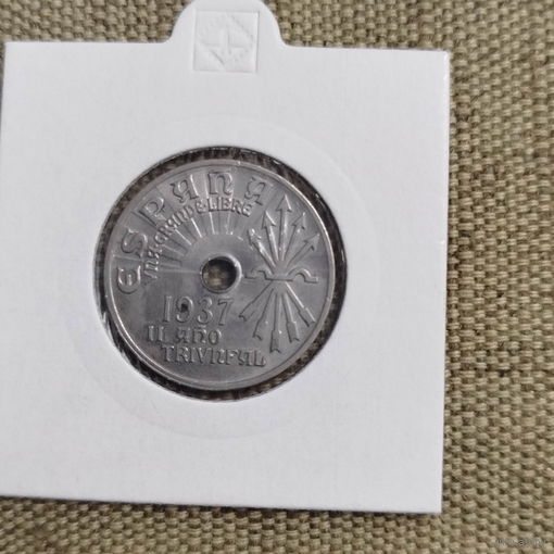 Испания 25 сентимо 1937