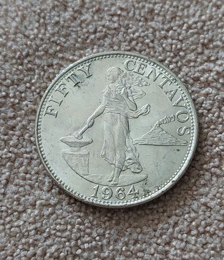 Филиппины 50 сентаво, 1964 aUNC