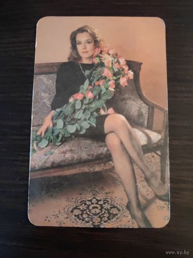 Календарик,салфеток,1989