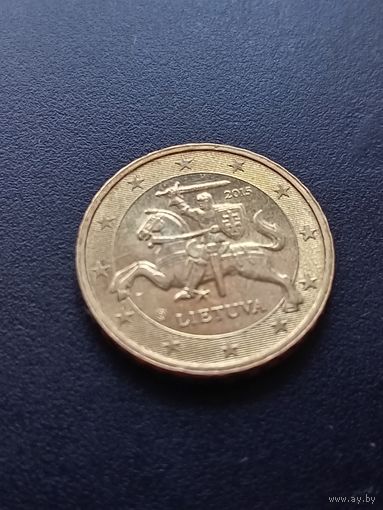 Литва 10 евроцентов 2015 г.