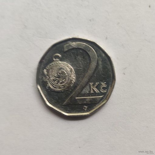 Чехия 2 кроны 2009 г.