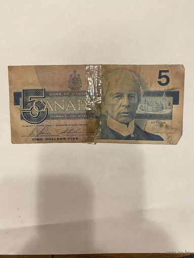 5 долларов 1986 года - Канада -0901