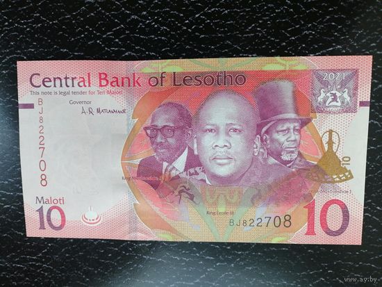 Лесото 10 UNC c рубля