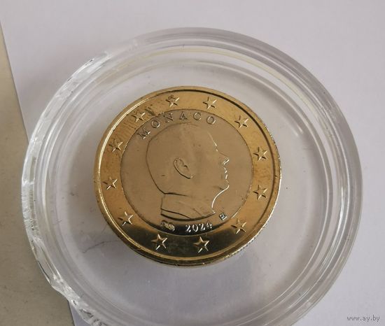 2 евро 2024 Монако aUNC