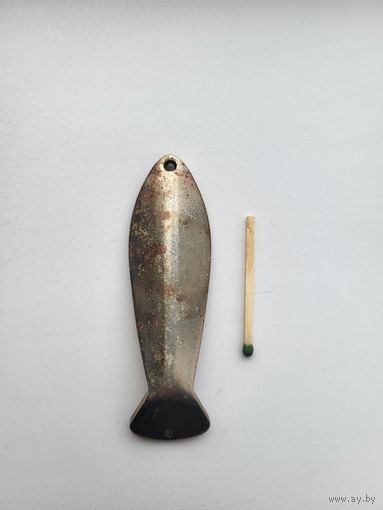 Жерех-2 блесна летняя мельхиоровая, завод Сокол УССР