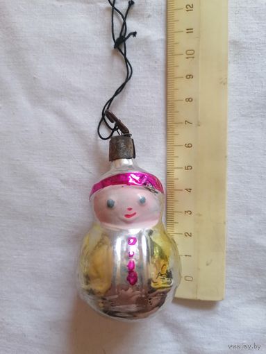 Ёлочная игрушка ДЕВОЧКА С КОСОЙ 0087