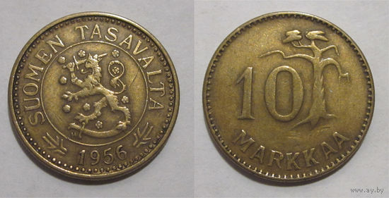 Финляндия - 10 марок 1956