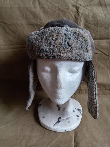 Шапка ушанка рядового состава РККА обр. 1940 г., оригинал, без минималки!