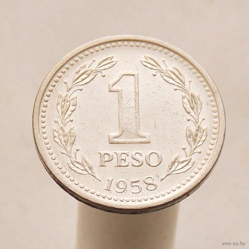 Аргентина 1 песо 1958