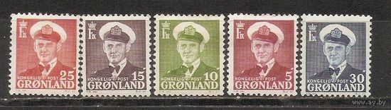 ФФ5 Гренландия 1950 Король Дании Фредерик