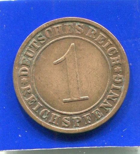 Германия 1 пфенниг 1925 J