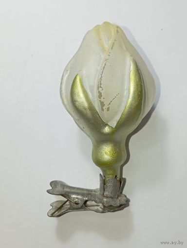 Ёлочная игрушка Бутон Хлопка , СССР