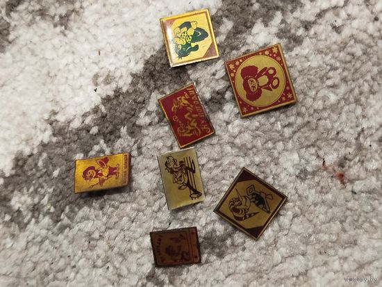 Значки мультики