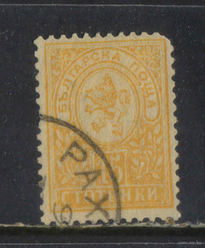 Болгария Княж 1889 Герб Стандарт #33Е