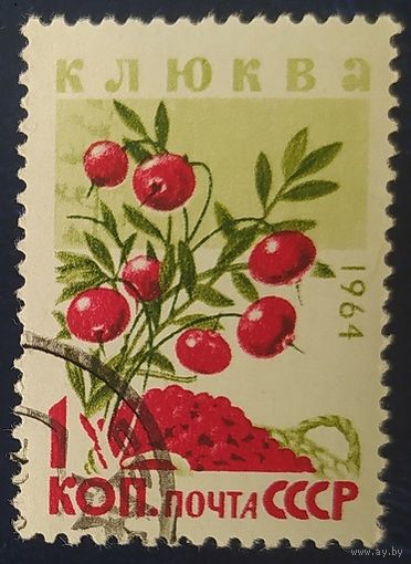 СССР 1964 клюква, ягоды 1 из 7.