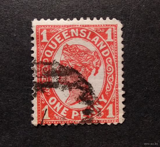 Великобритания\314с\ Квинсленд 1897 Королева  зуб.12.5х13 Sc.113