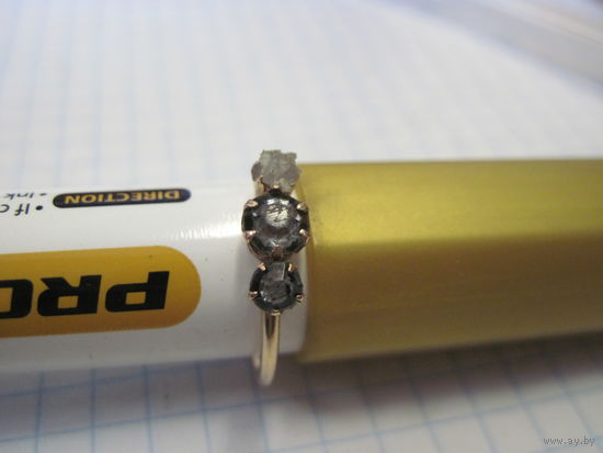 Кольцо 583 пробы 17 размера со вставками. Торги!