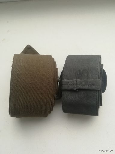 Ремни из ткани для армейского и милицейского плаща. С рубля.