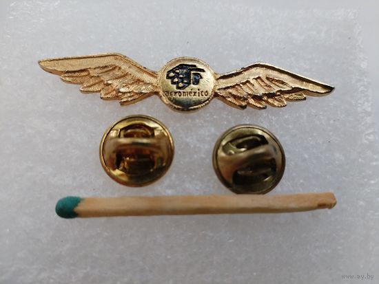 Знак-фрачник.  Авиакомпания "Aeromexico".  тяжелый, цанги