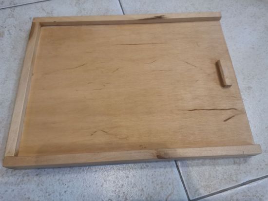 Коробка с крышкой для хранения монет дерево 6