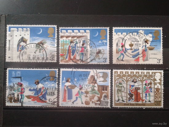 Англия 1973 Рождество Полная серия