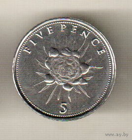 Гибралтар 5 пенс 2016