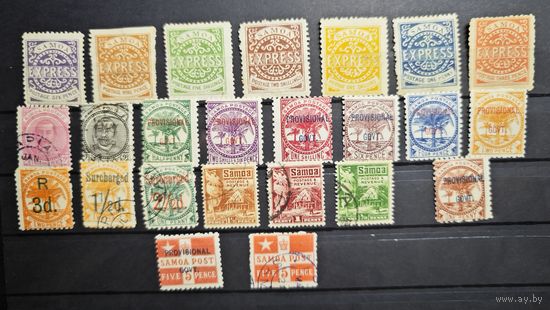 Великобритания Kolonie лот Samoa