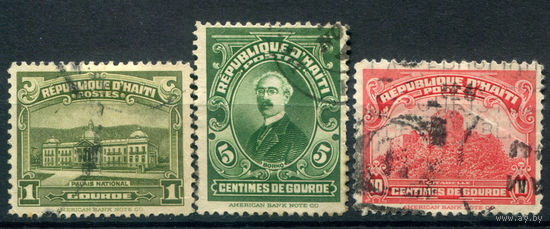 Гаити - 1924г. - местные мотивы - 3 марки - гашёные. #4-W1-121-A-1