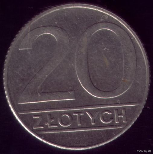 20 Злотых 1990 год Польша