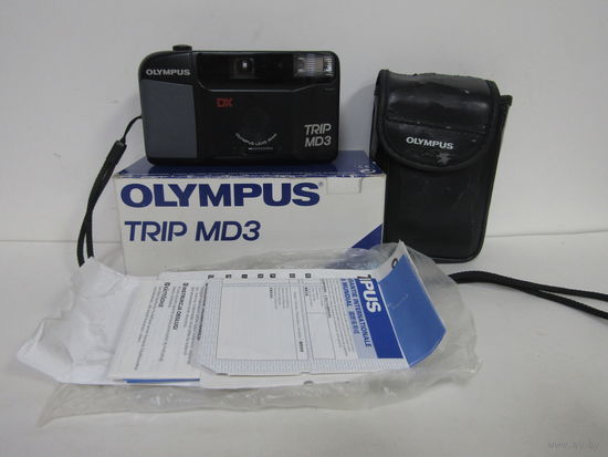 Фотоаппарат "Олимпус". "Olympus TRIP MD3". В оригинальной коробке с документами. Япония.