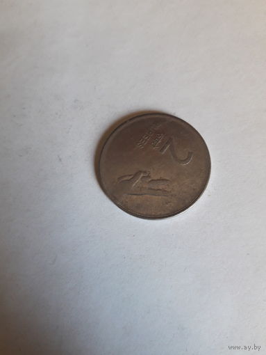 Индия 2 рупии 2011 хайдарабад