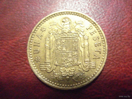 1 песета 1966 (1974) год Испания
