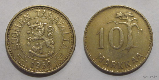 Финляндия - 10 марок 1956