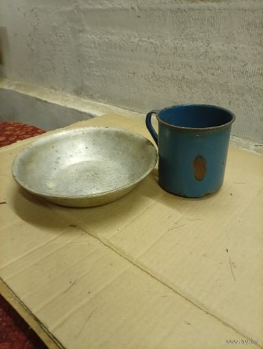 "Миска и кружка" ркка, клеймо завод 145!